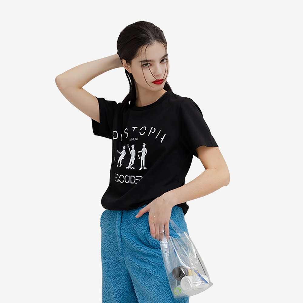 ECOGRAM 에코그램 [뮤니프로젝트] 아트웍 프린팅 티셔츠(T-SHIRTS#1003) fashion